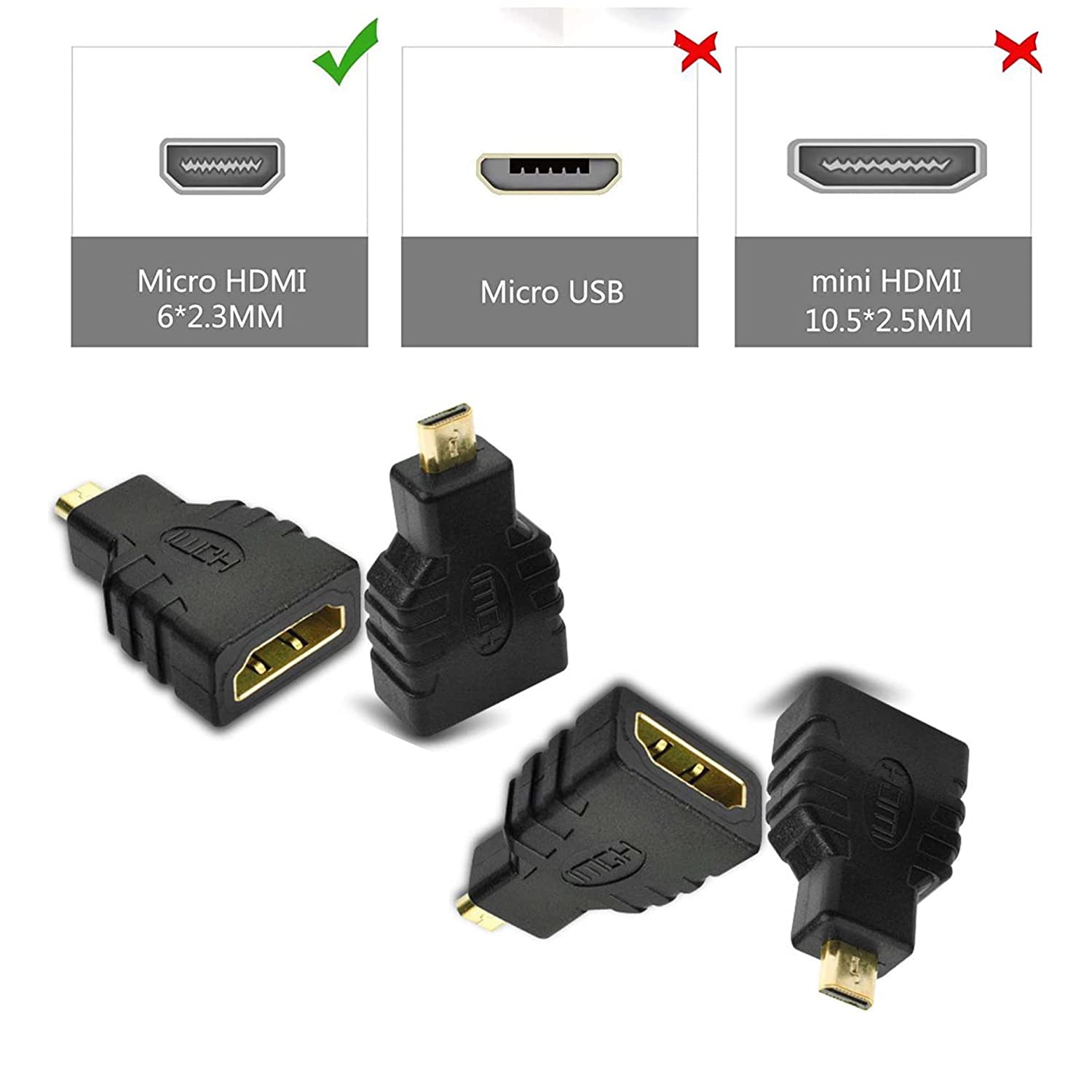 Adaptador Nisuta HDMI / MiniHDMI - $ 1.620 - Rosario al Costo